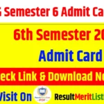 VKSU UG Semester 6 Admit Card 2026 - 6th Semester Exam Date, Admit Card Download Link