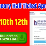 NIOS Theory Hall Ticket April 2026 Class 10th 12th Download Link